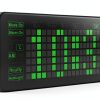 Waveshare Rectangle Clock for Raspberry Pi Pico Green 190mm LED DS3231-0