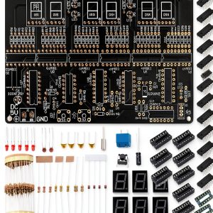 DIY Electronic Clock Kit ZORZA 6-Digit 4.5-5.5V Soldering Set-0