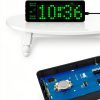 Waveshare Rectangle Clock for Raspberry Pi Pico Green 190mm LED DS3231-5