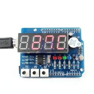 RTC TM1636 DS1307 Real Time Clock Shield by Paialu Module for Arduino-0
