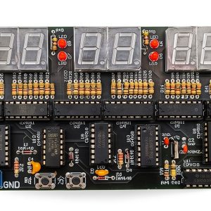2X DC 4.5V-5.5V 6-Bit Digital Clock Kit by Bloepum – DIY Training-0