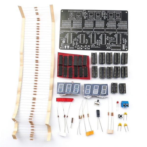 2X DC 4.5V-5.5V 6-Bit Digital Clock Kit by Bloepum – DIY Training-6